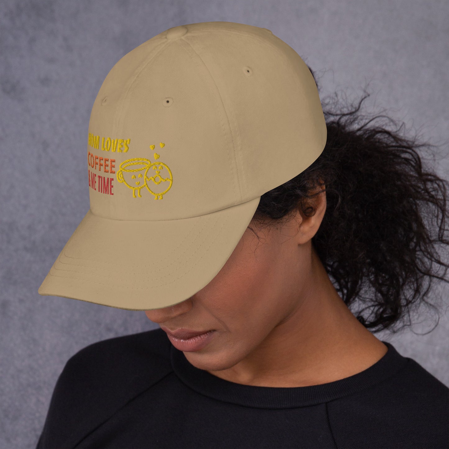 Mom & coffee Dad hat