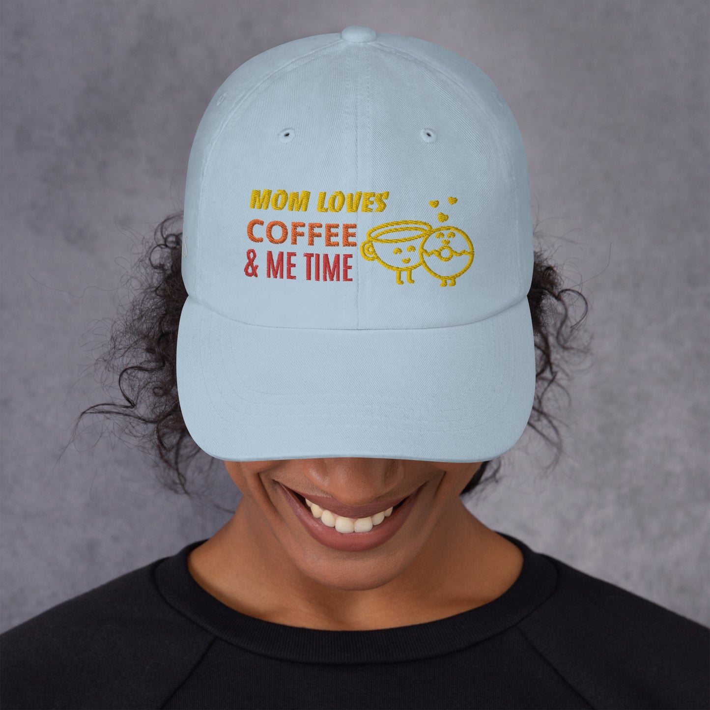 Mom & coffee Dad hat