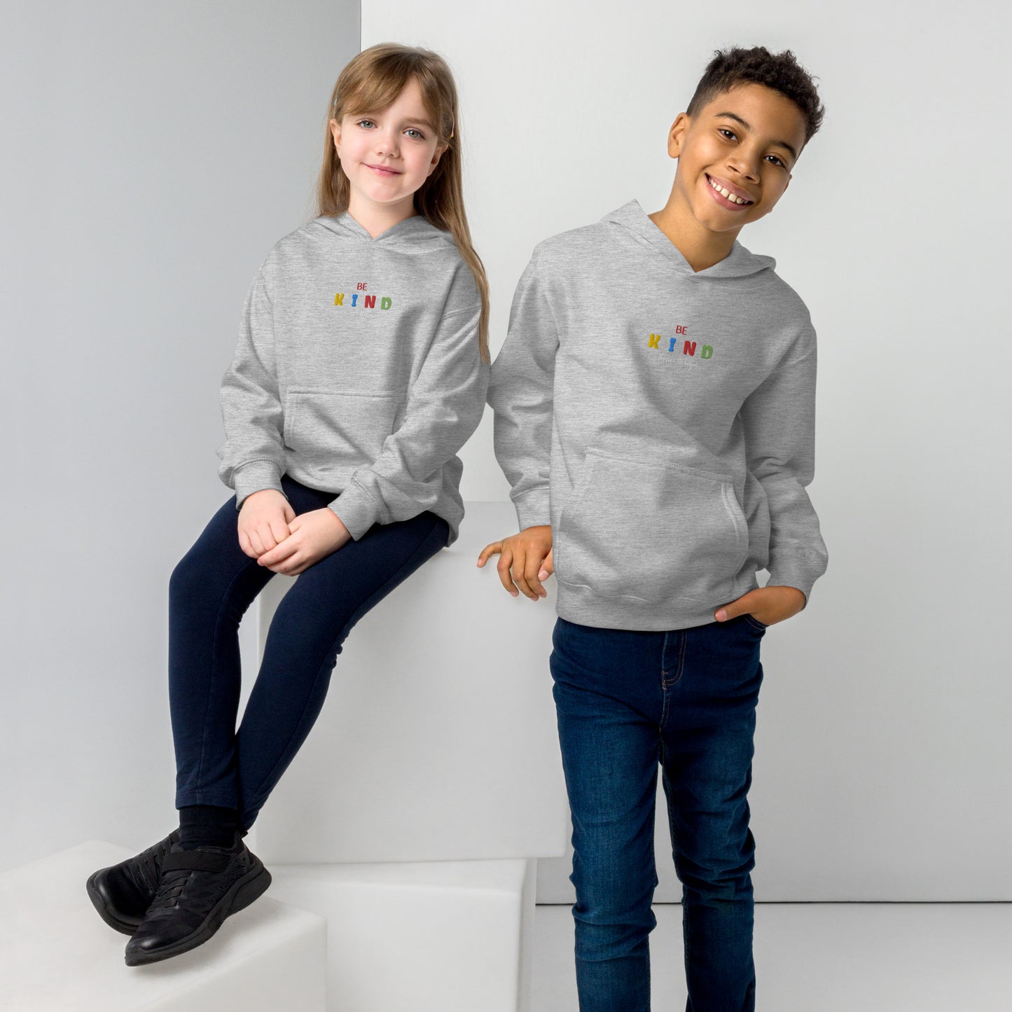 Be Kind Kids fleece hoodie