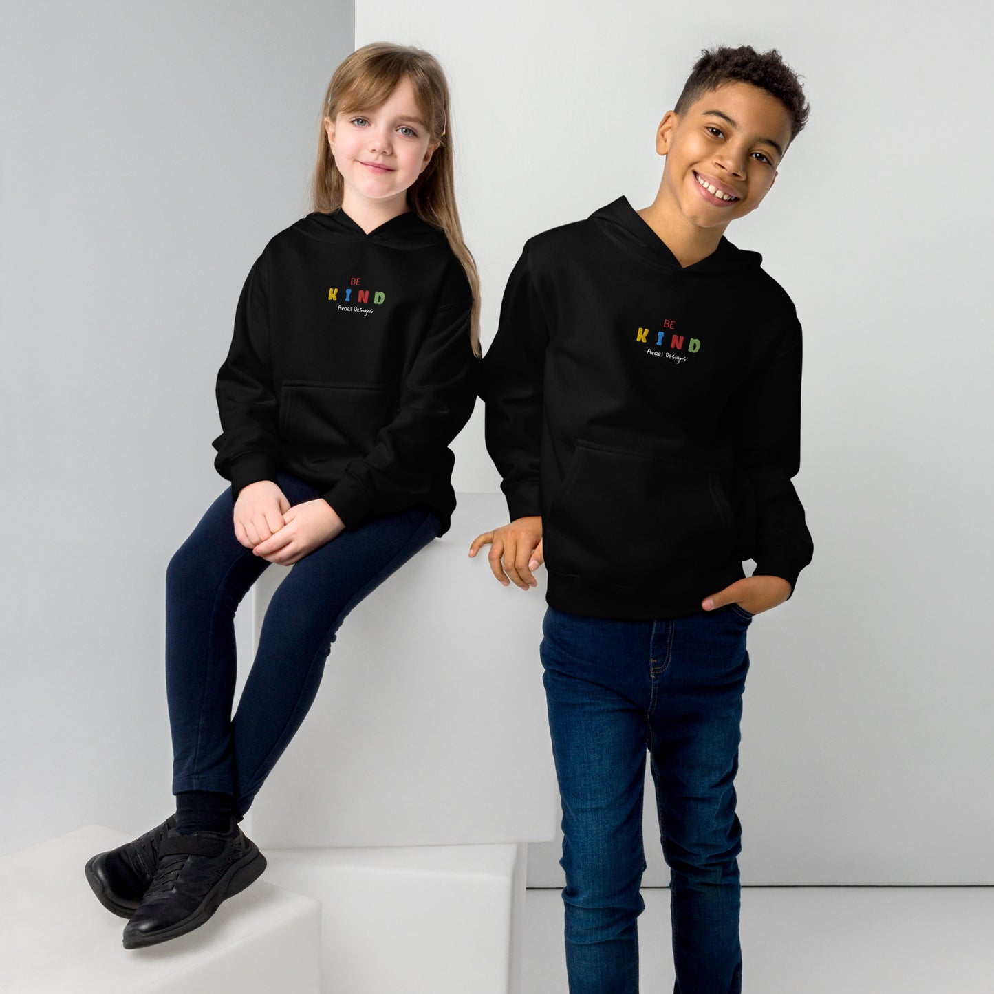 Be Kind Kids fleece hoodie