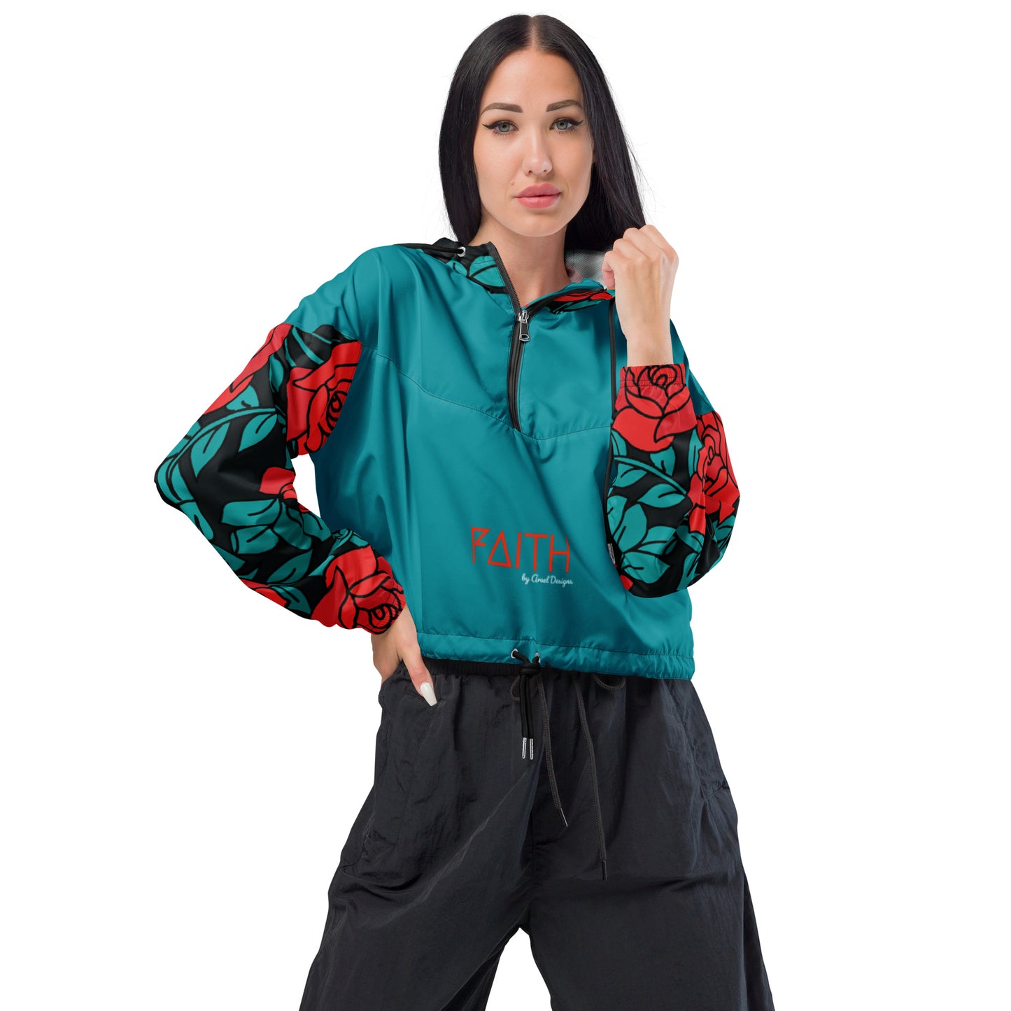 RoseV2 Women’s cropped windbreaker