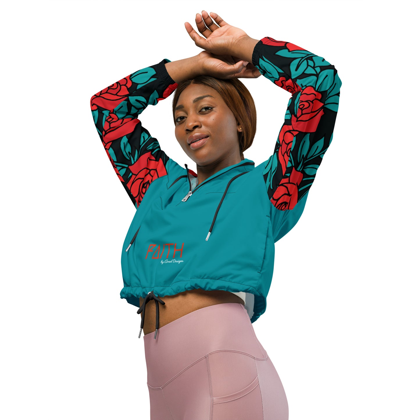 RoseV2 Women’s cropped windbreaker