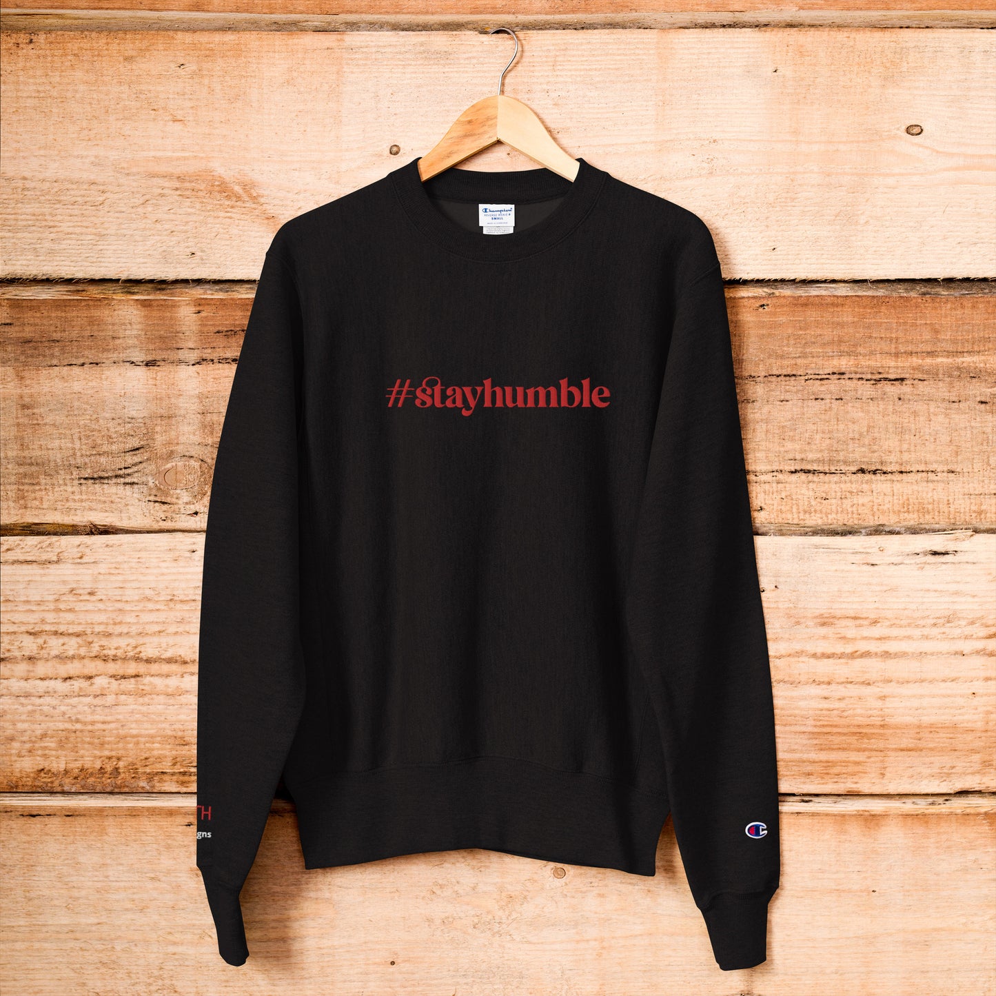 LUKE 14:11   Champion Sweatshirt