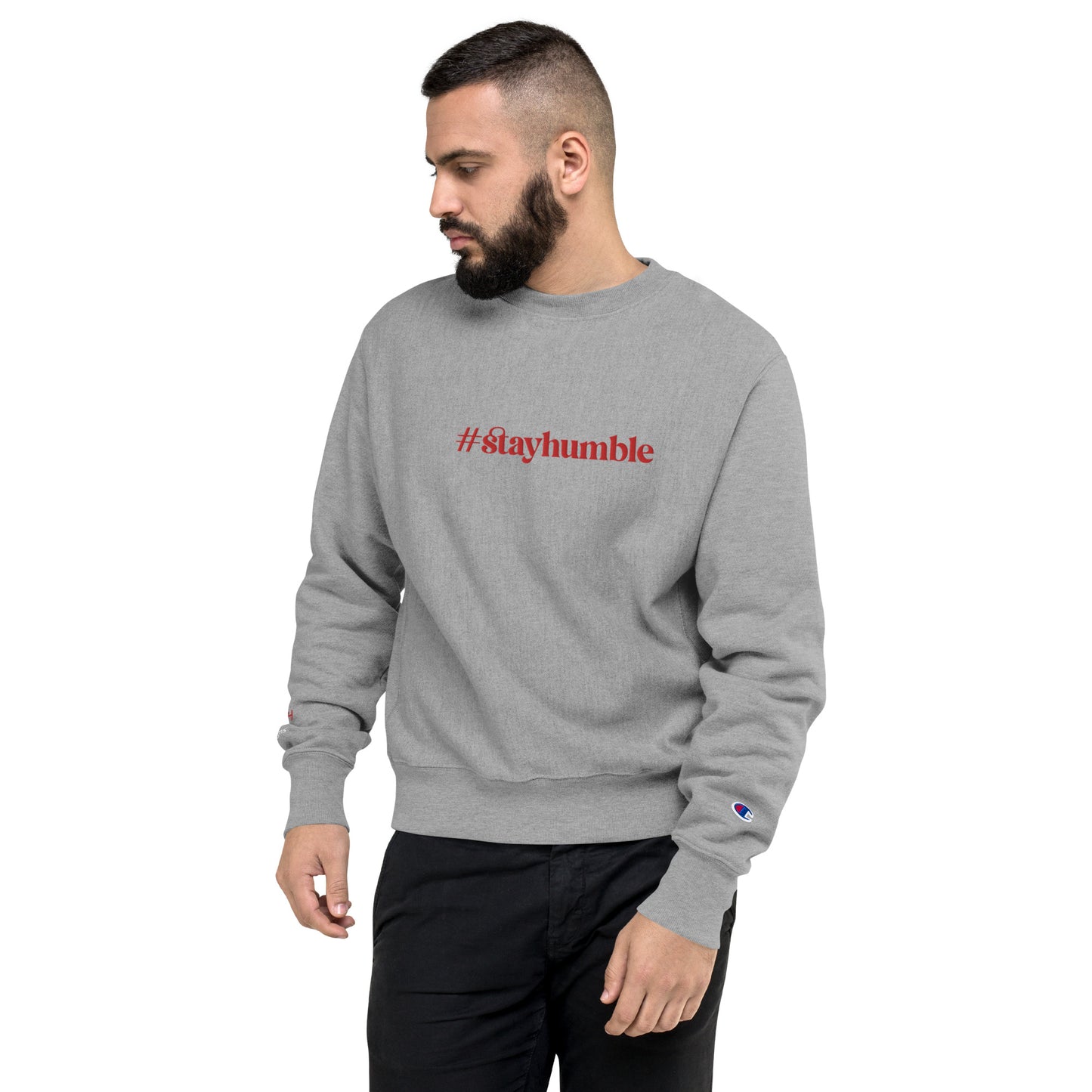 LUKE 14:11   Champion Sweatshirt