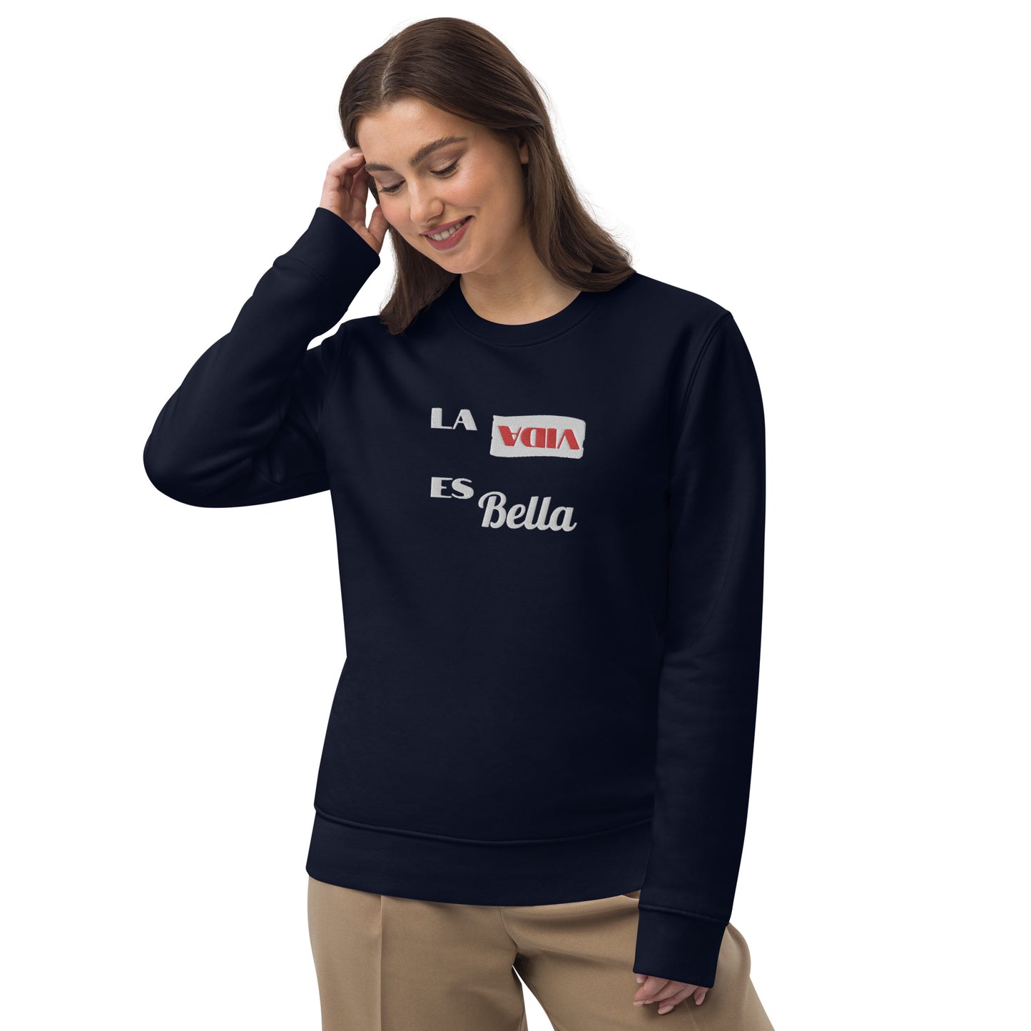 La vida es bella Sudadera eco unisex