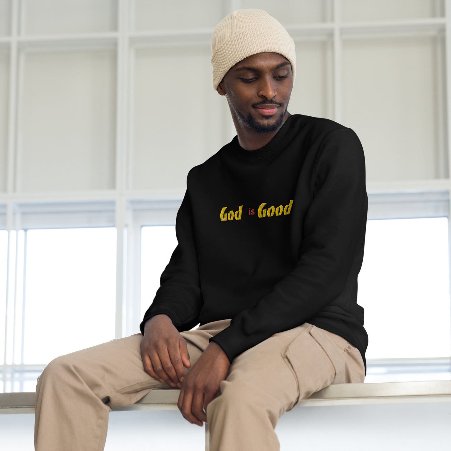 God is good Unisex fashion sweatshirt