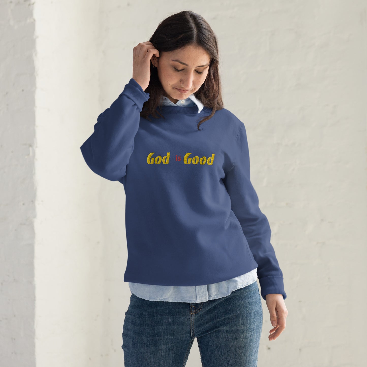 God is good Unisex fashion sweatshirt