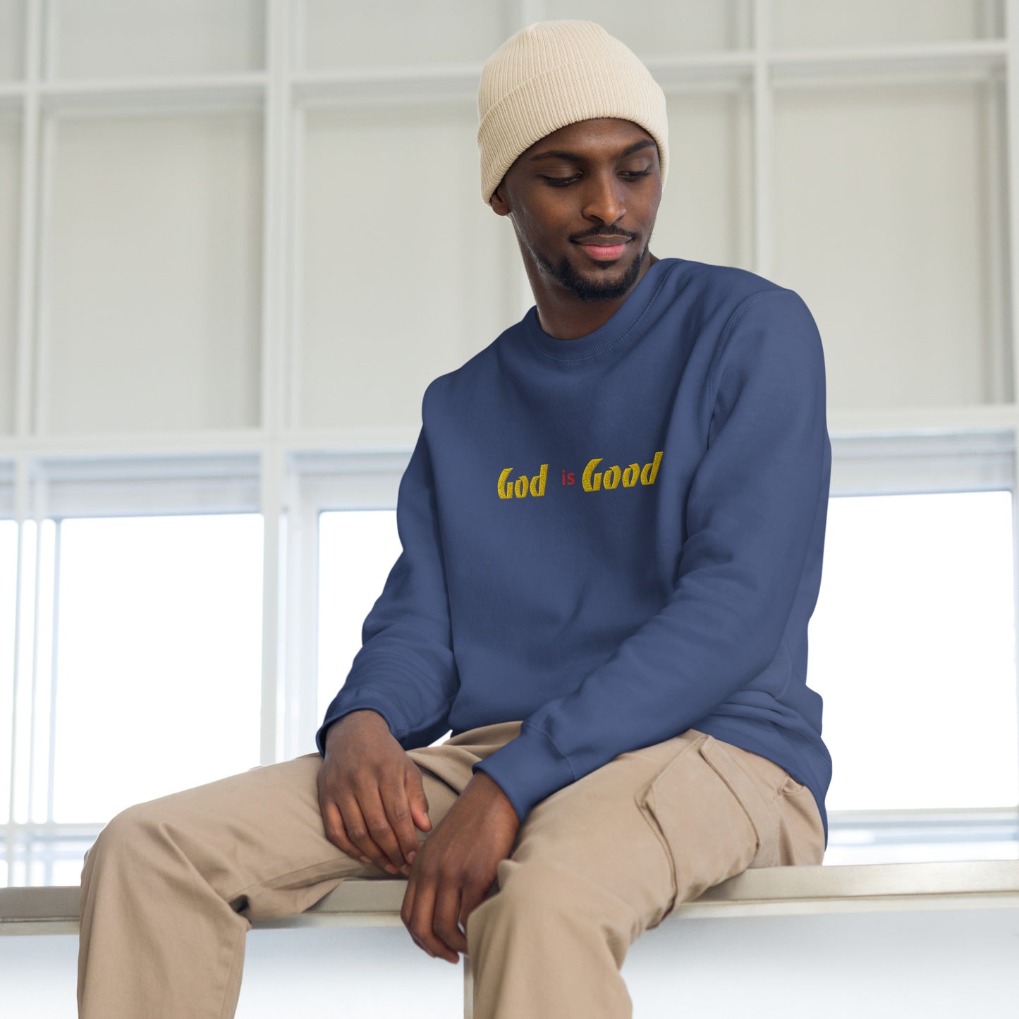 God is good Unisex fashion sweatshirt