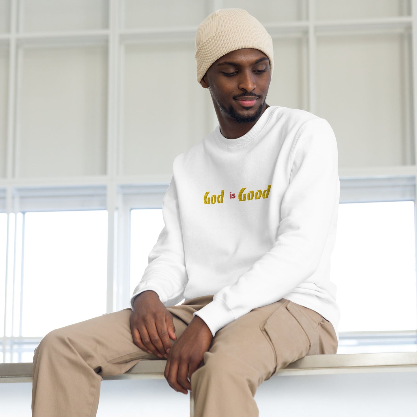 God is good Unisex fashion sweatshirt