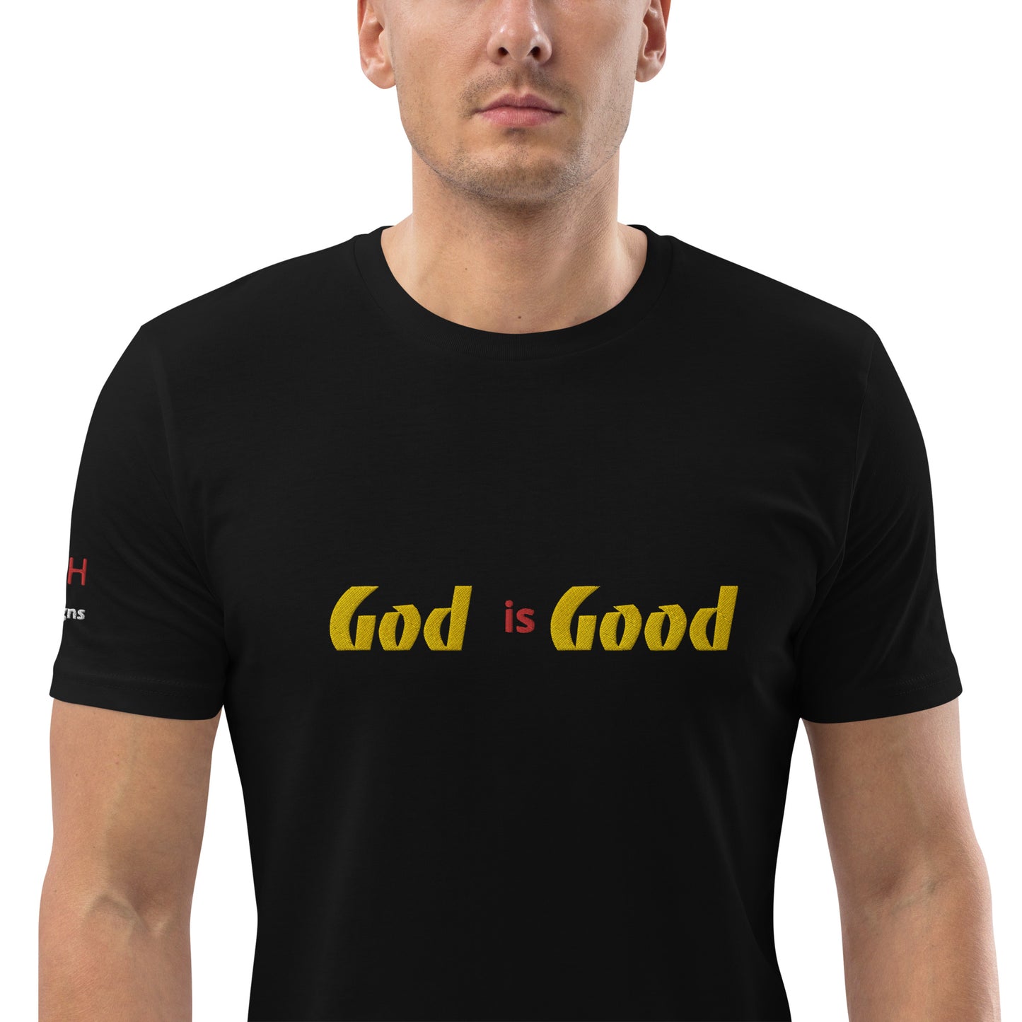 Camiseta unisex de algodón orgánico Dios es bueno