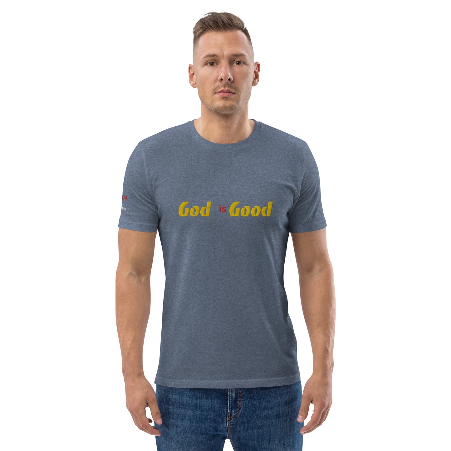 God is good Unisex organic cotton t-shirt