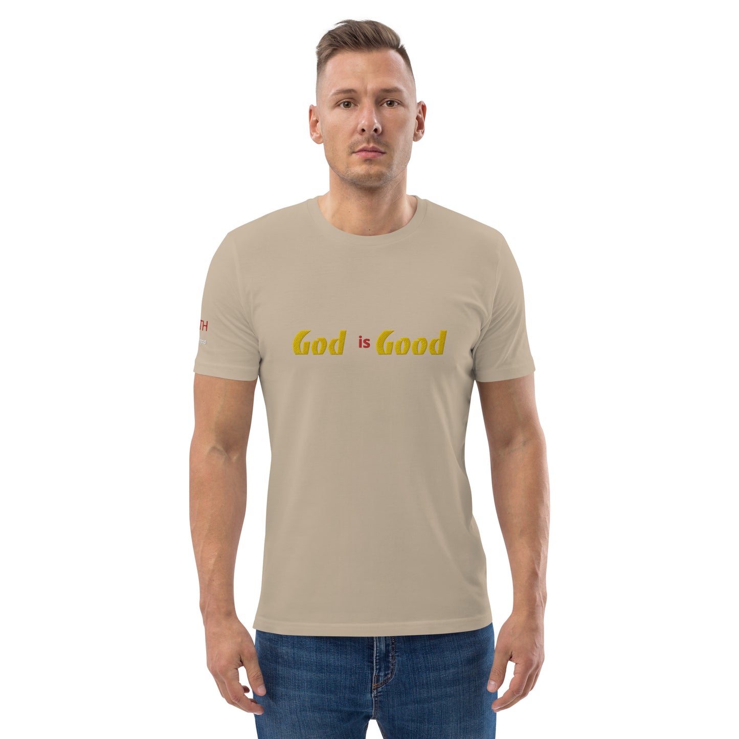 God is good Unisex organic cotton t-shirt