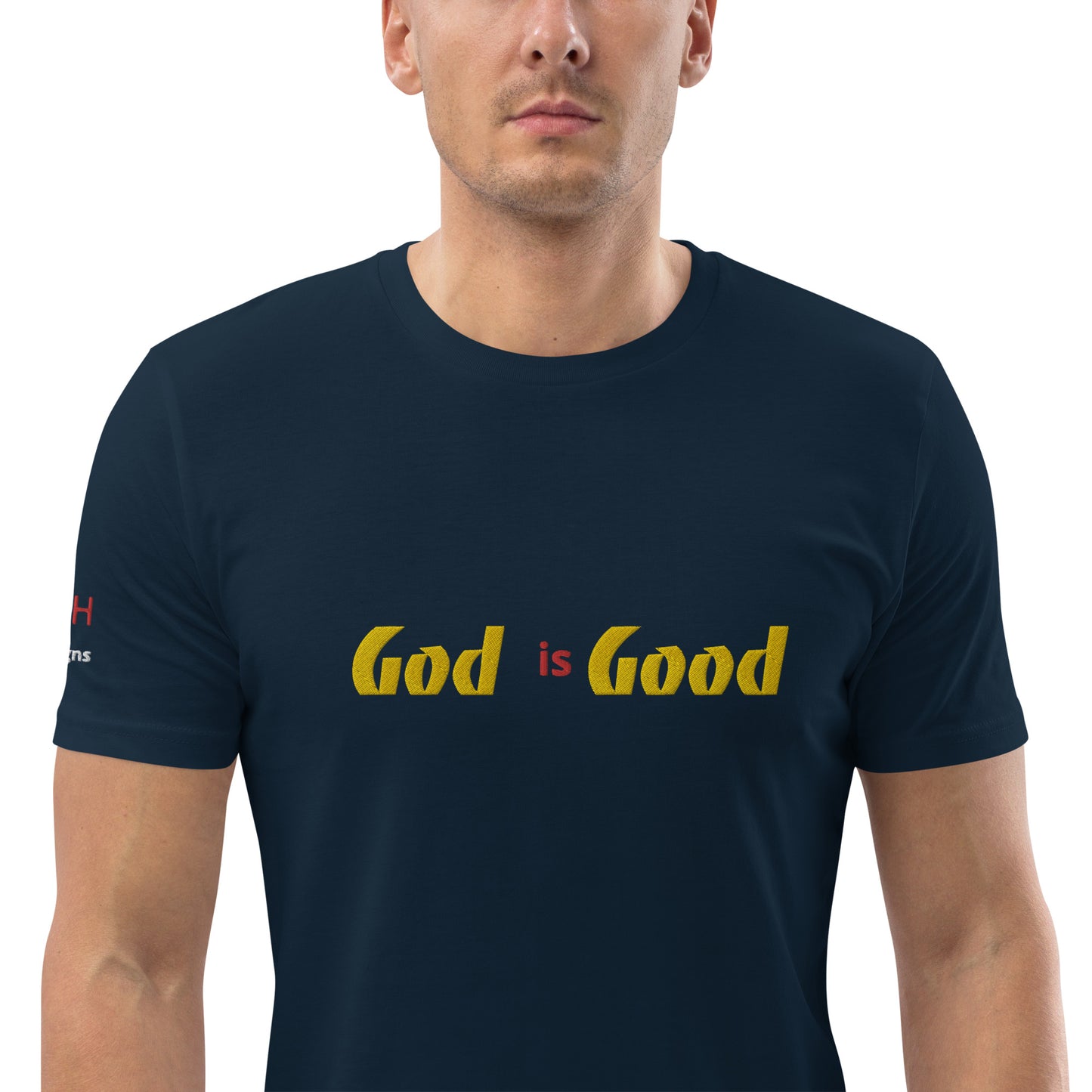 Camiseta unisex de algodón orgánico Dios es bueno