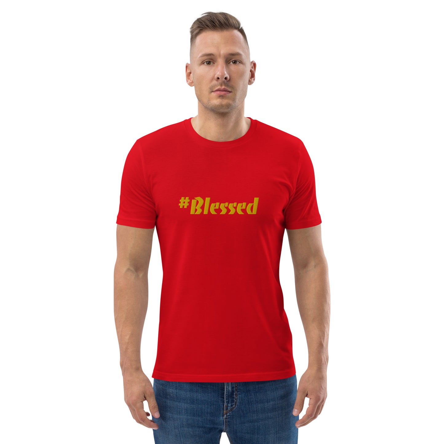 Camiseta unisex de algodón orgánico Blessed