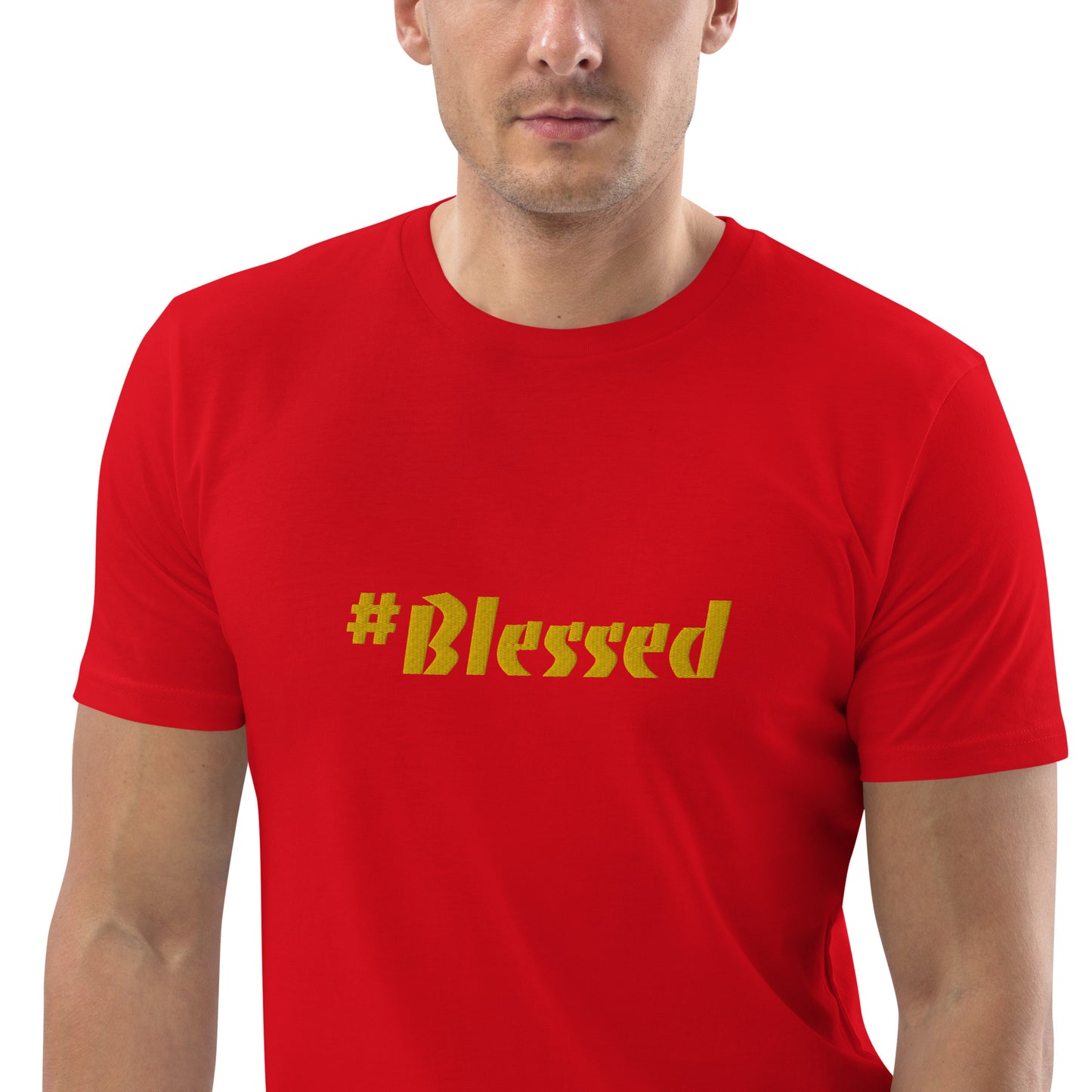 Camiseta unisex de algodón orgánico Blessed