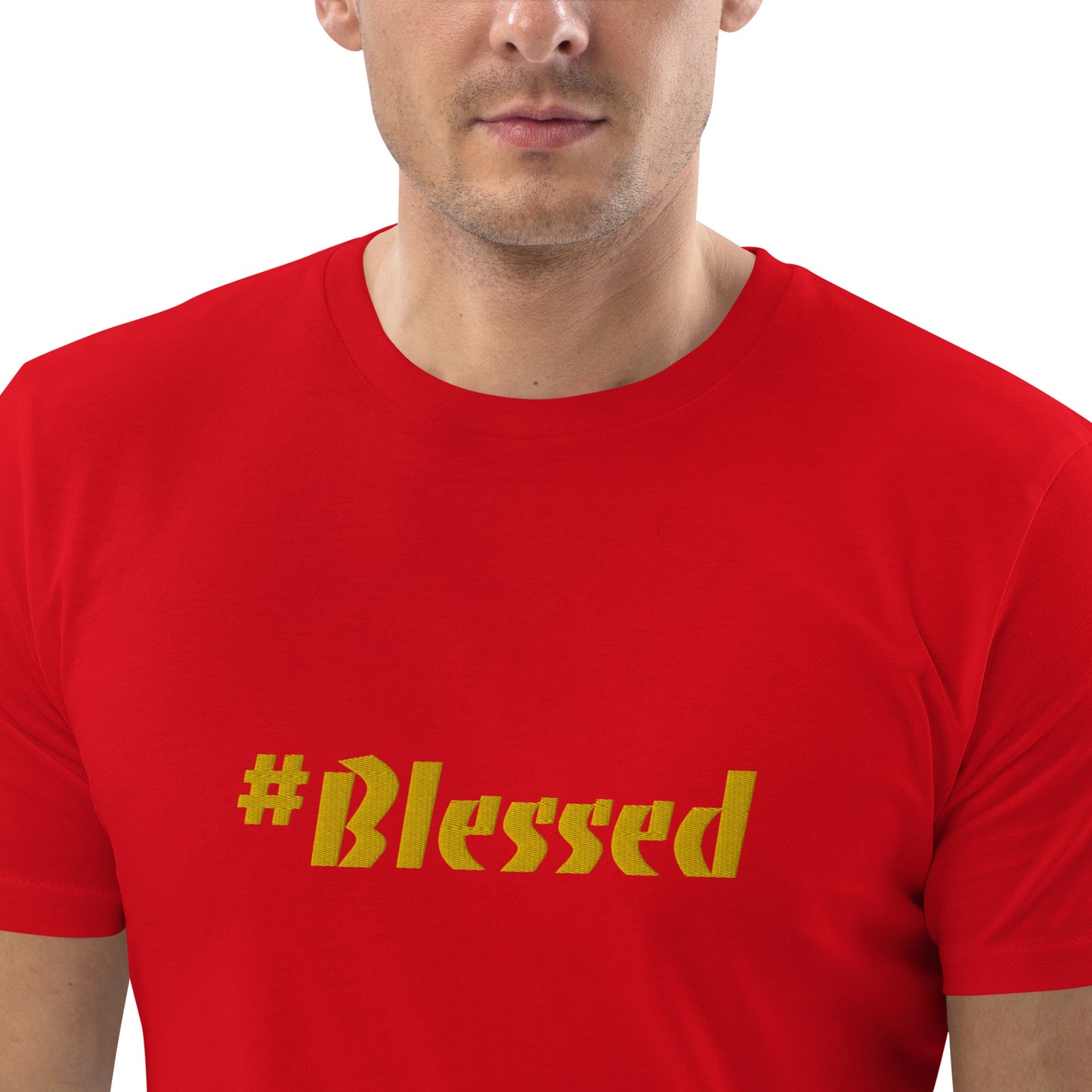 Camiseta unisex de algodón orgánico Blessed