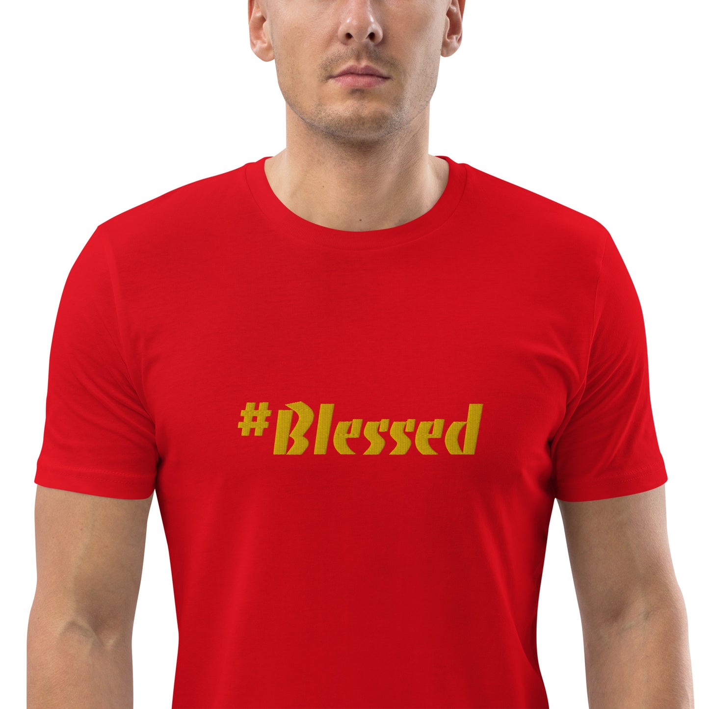 Camiseta unisex de algodón orgánico Blessed