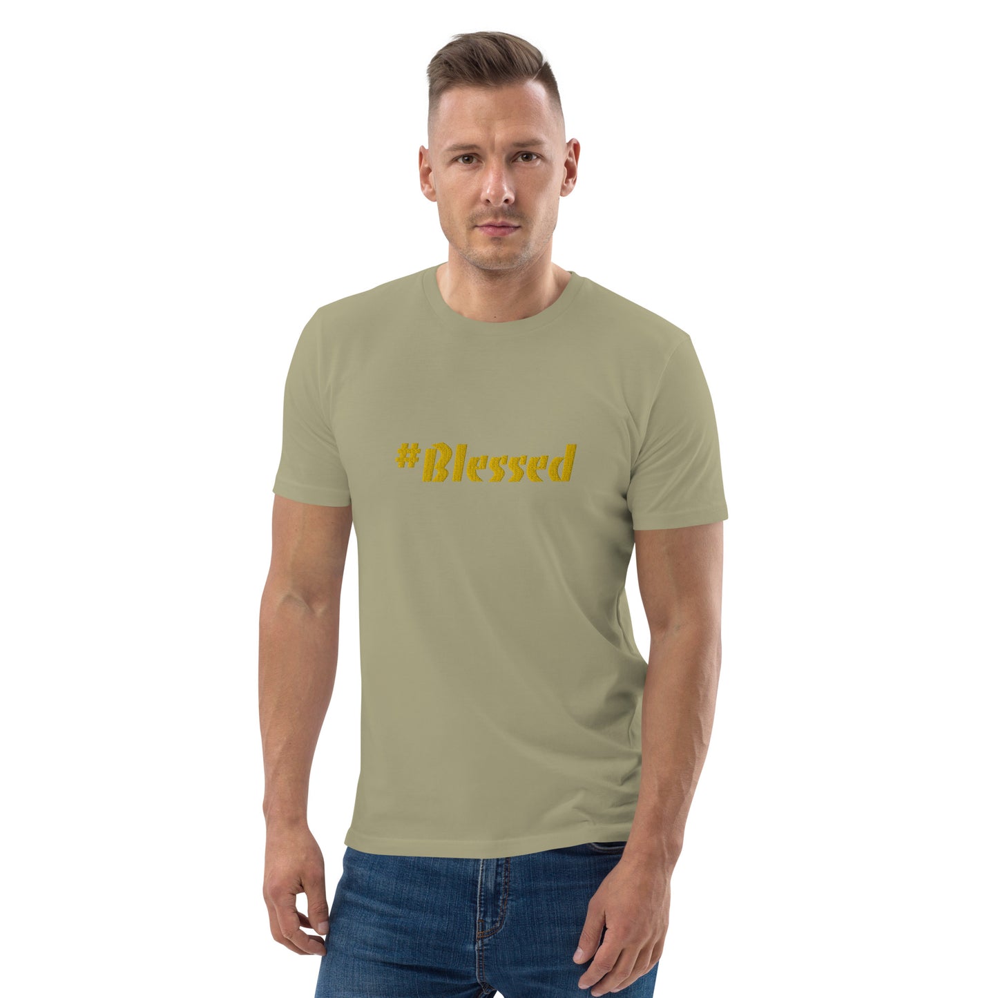 Camiseta unisex de algodón orgánico Blessed