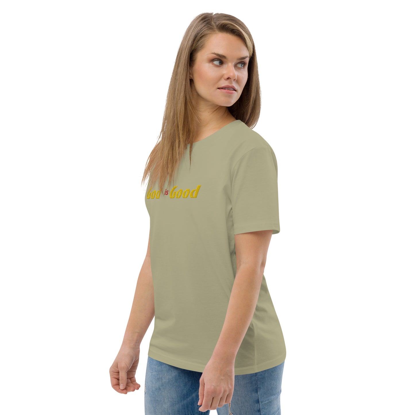 God is good Unisex organic cotton t-shirt