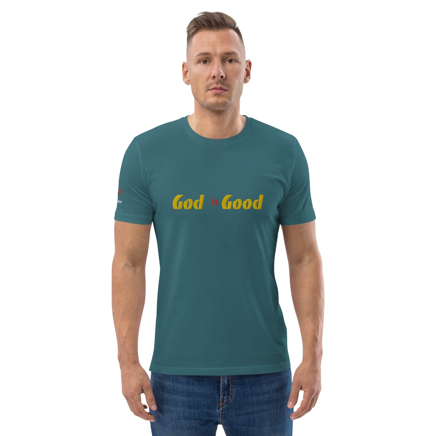 God is good Unisex organic cotton t-shirt