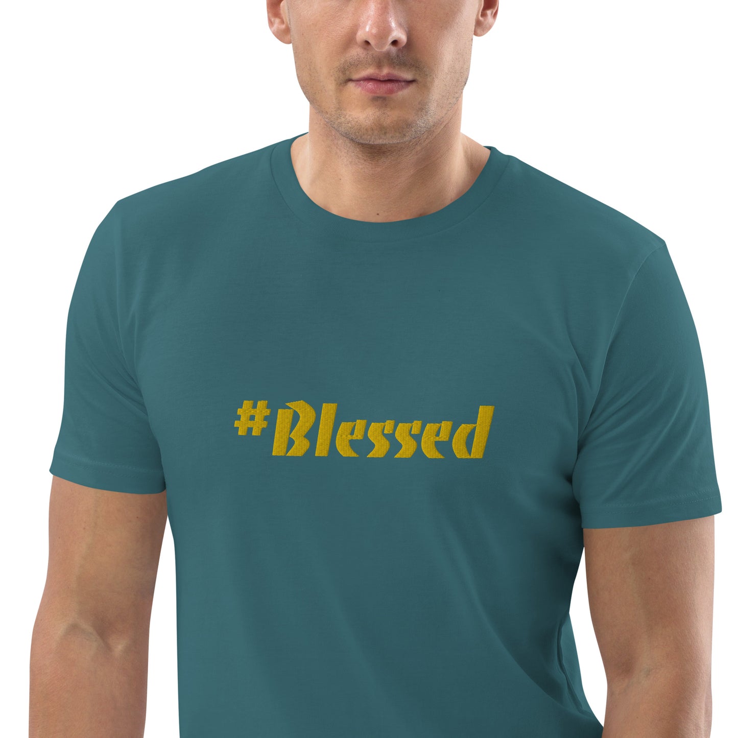 Camiseta unisex de algodón orgánico Blessed