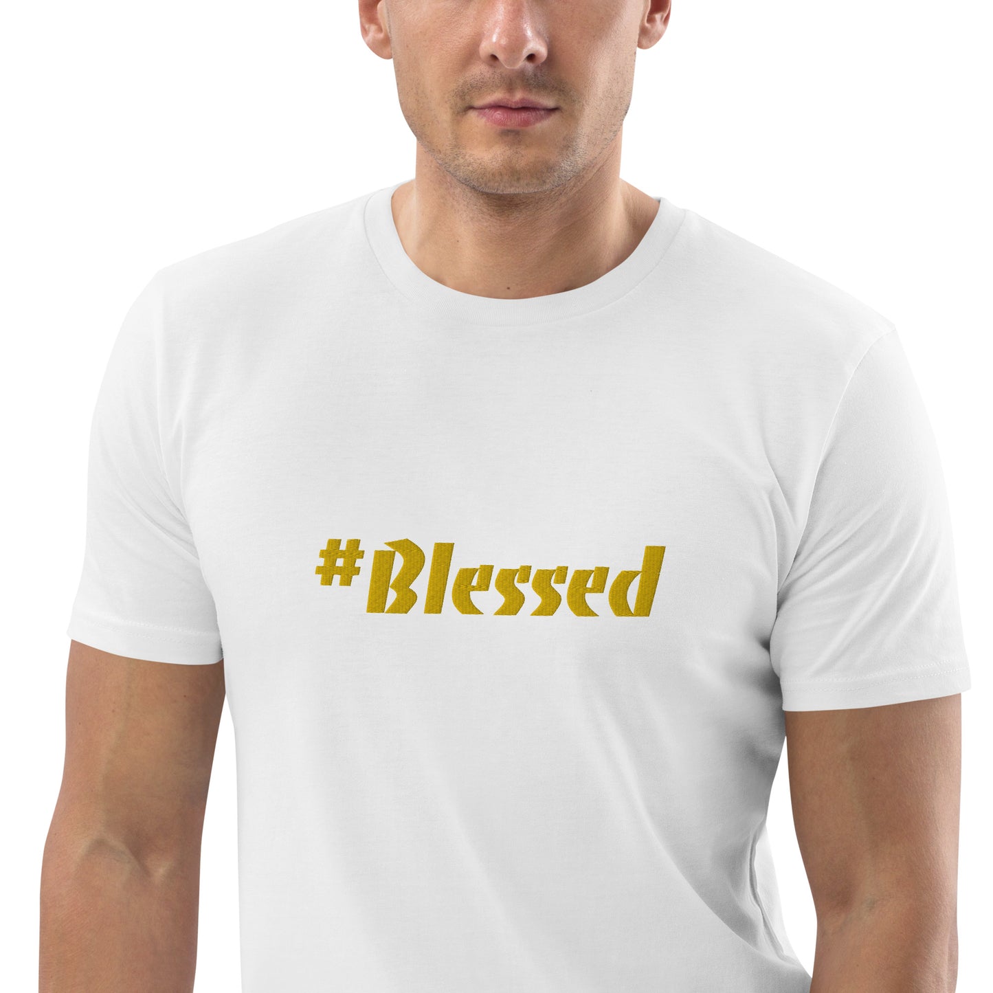 Camiseta unisex de algodón orgánico Blessed