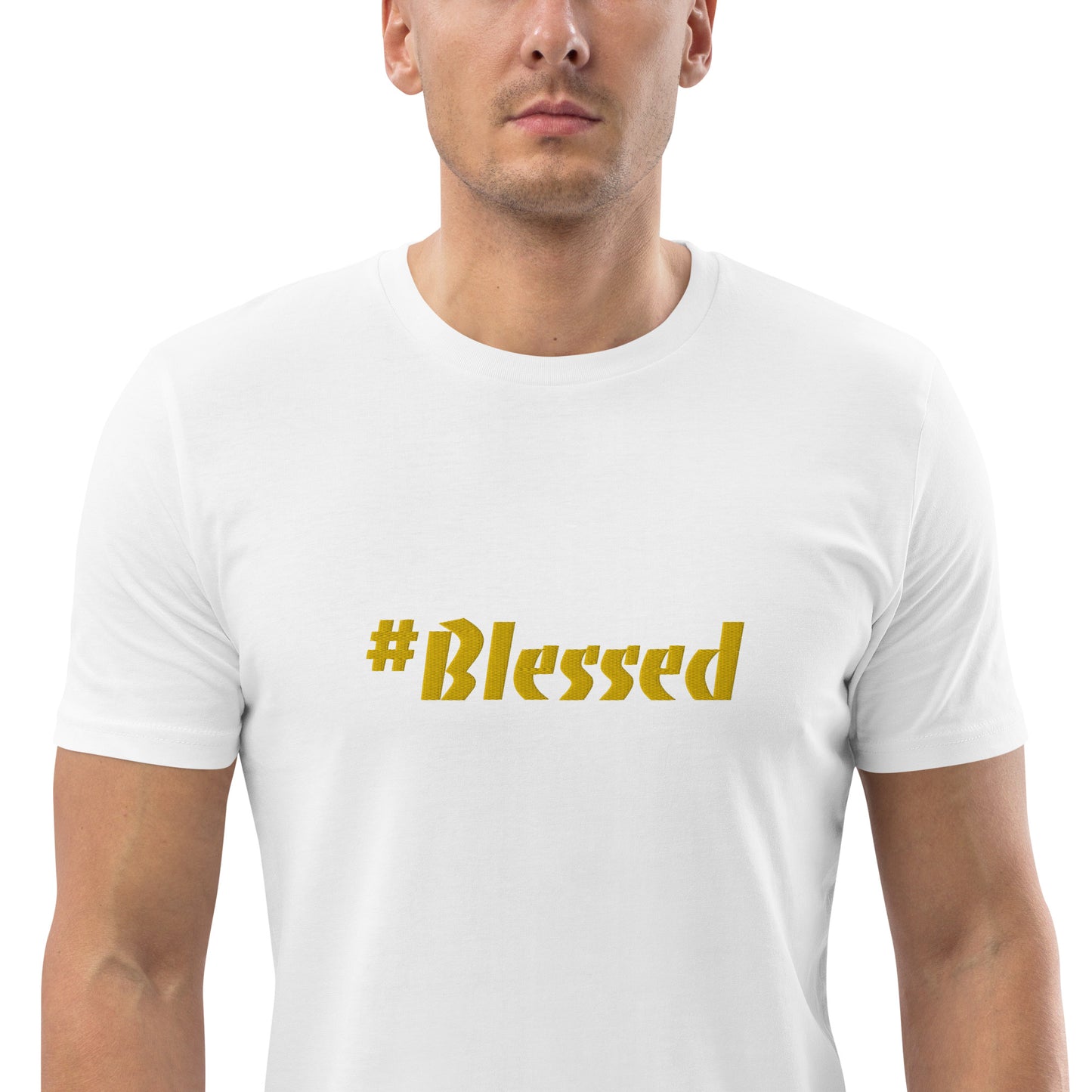 Camiseta unisex de algodón orgánico Blessed