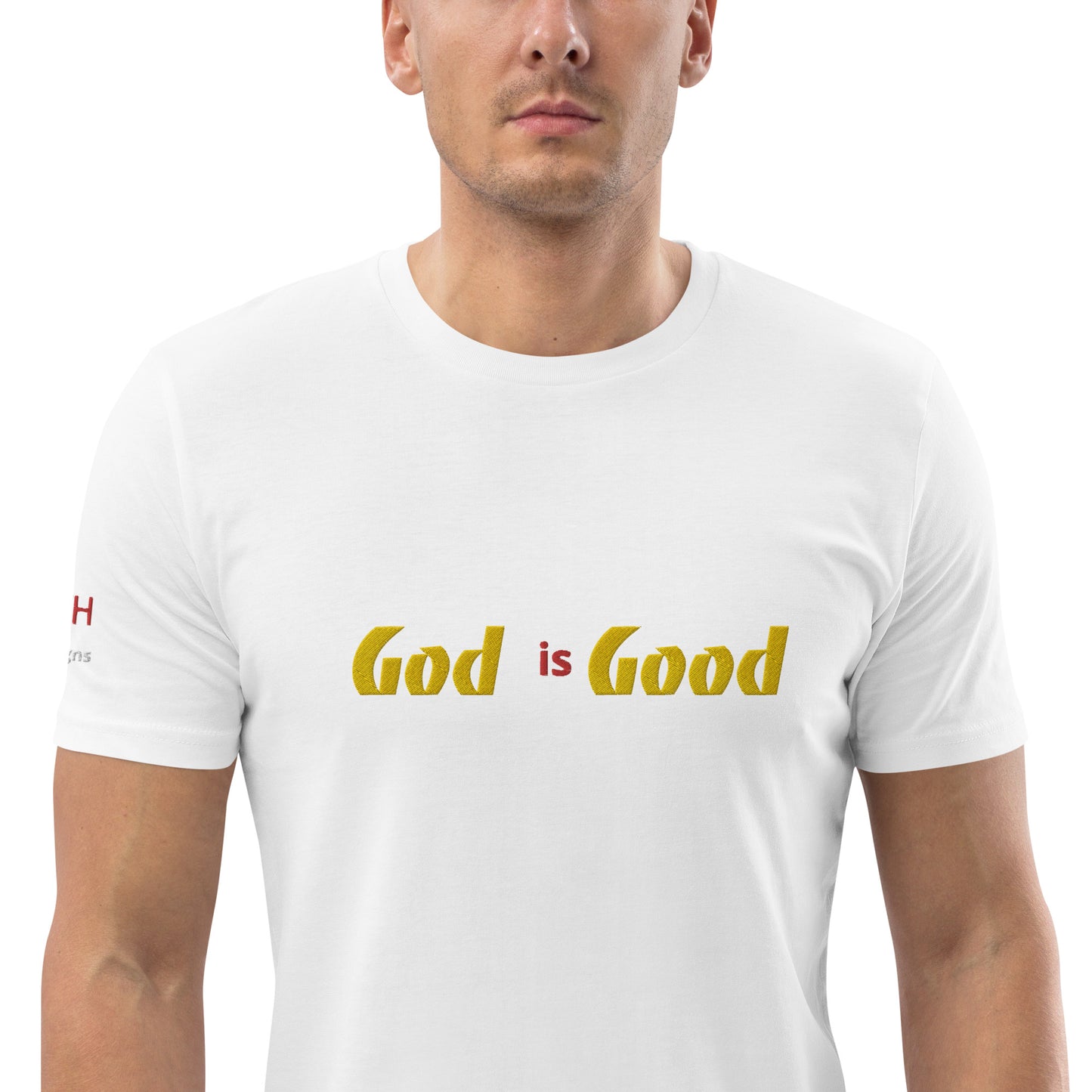 Camiseta unisex de algodón orgánico Dios es bueno