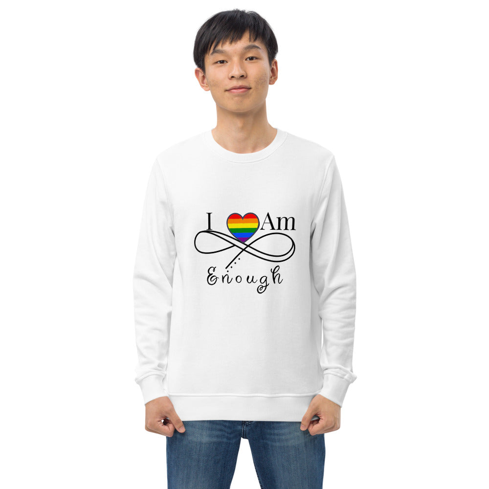 I Am Enough Unisex organic sweatshirt