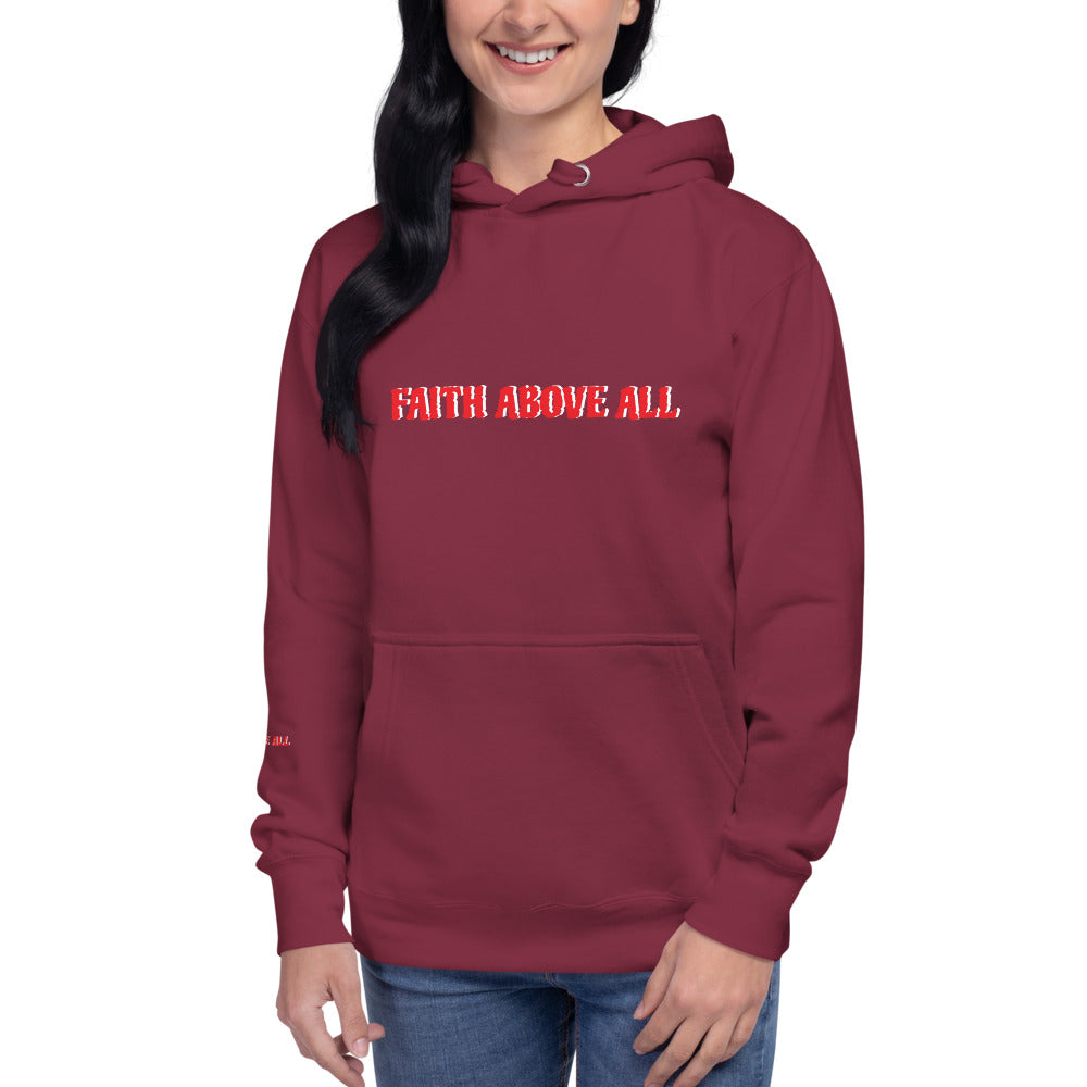 Sudadera unisex con capucha Faith