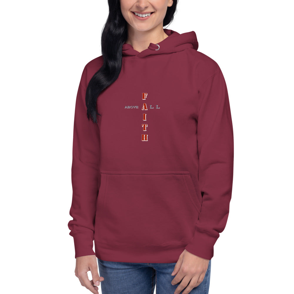 Sudadera unisex con capucha Faith