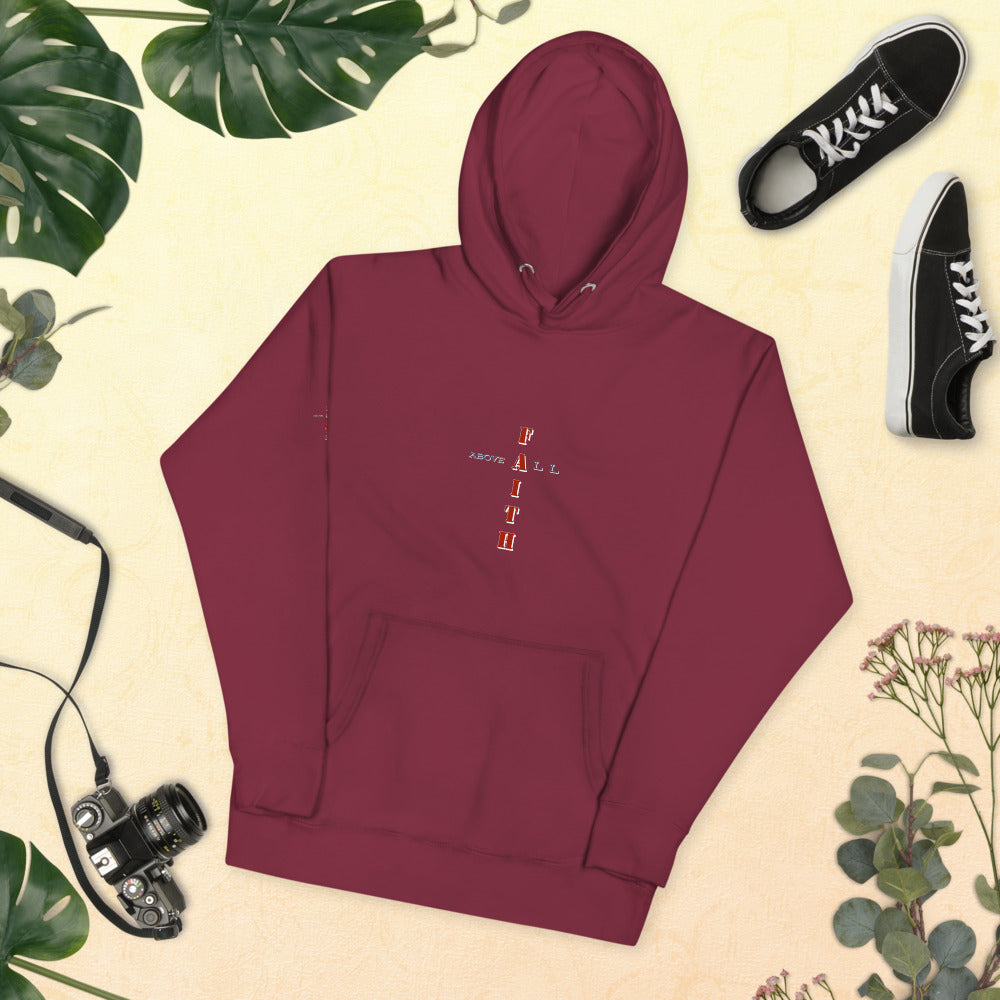 Sudadera unisex con capucha Faith