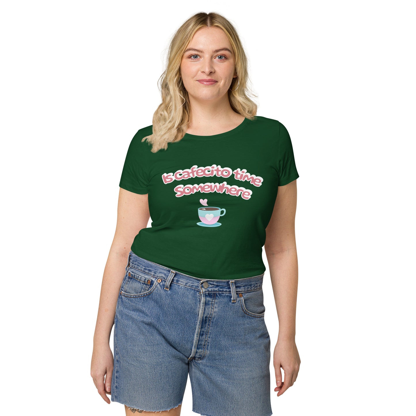 Cafecito Women’s basic organic t-shirt