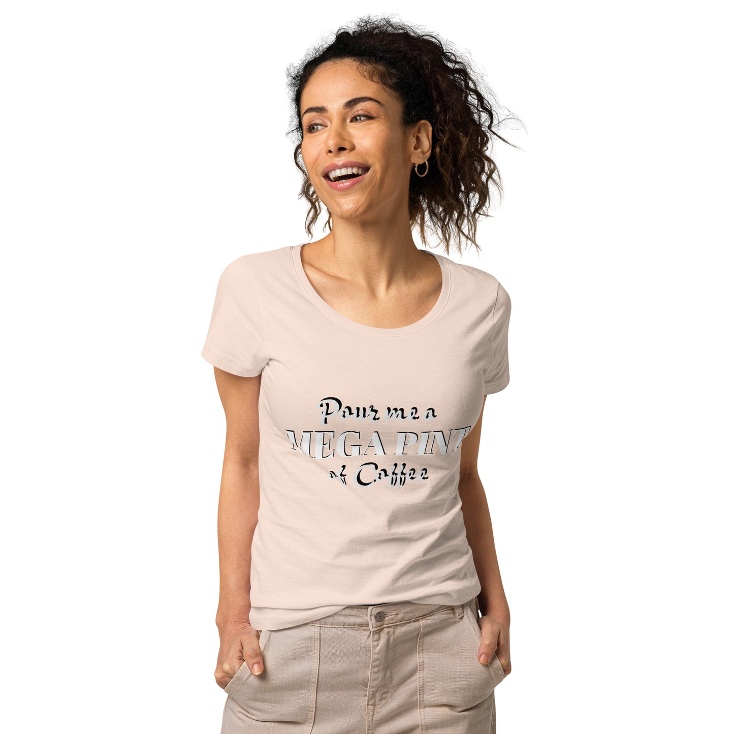 Camiseta básica orgánica de mujer Mega Pint