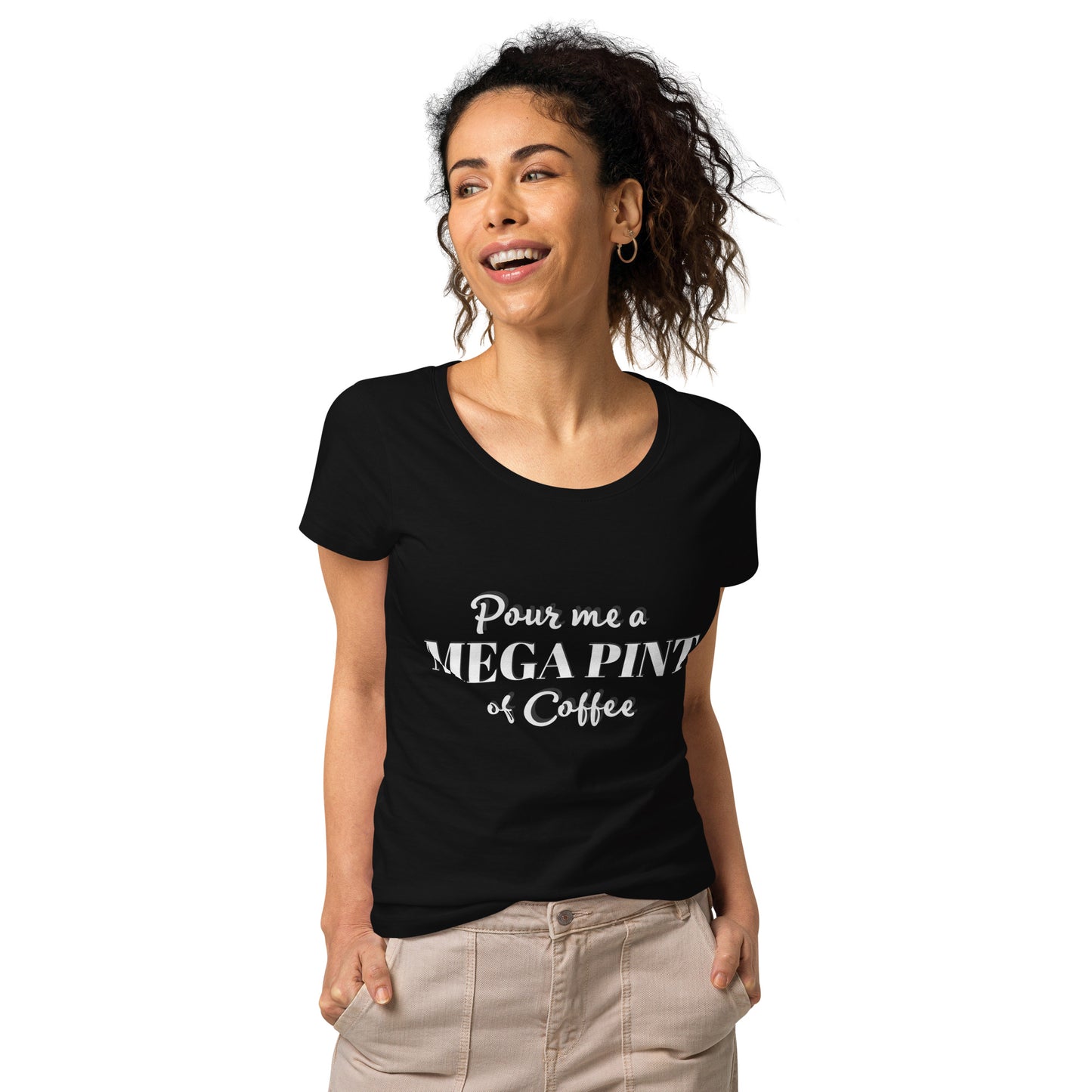 Camiseta básica orgánica de mujer Mega Pint