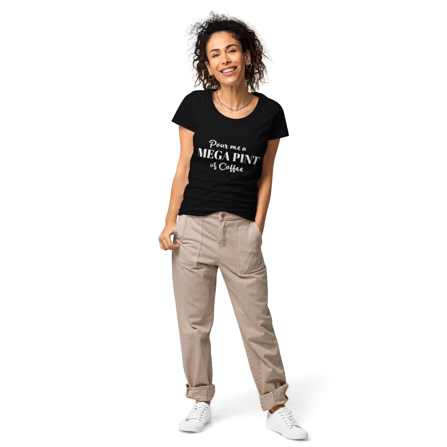 Mega Pint Women’s basic organic t-shirt