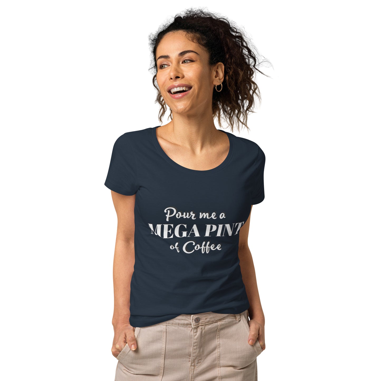 Camiseta básica orgánica de mujer Mega Pint