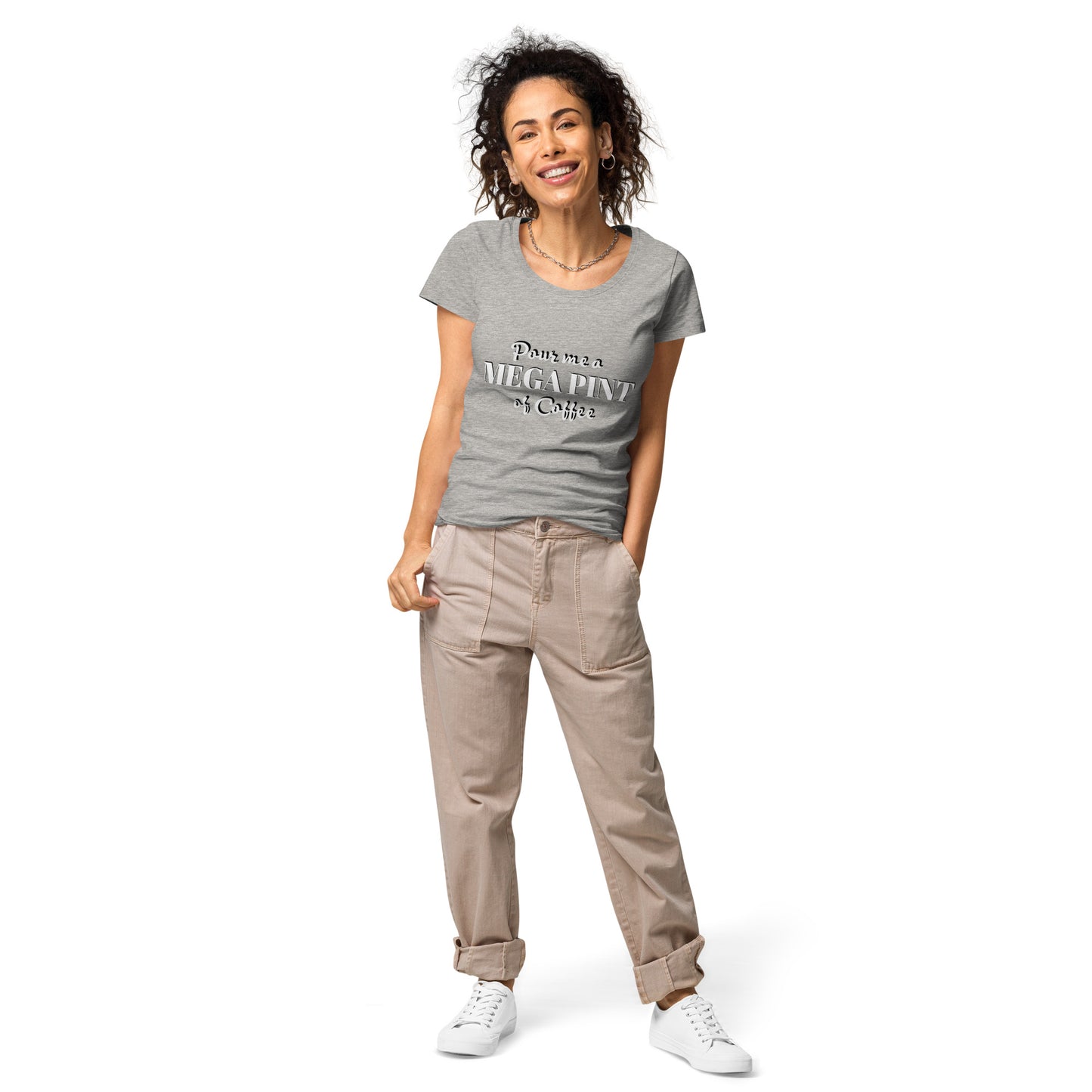 Mega Pint Women’s basic organic t-shirt