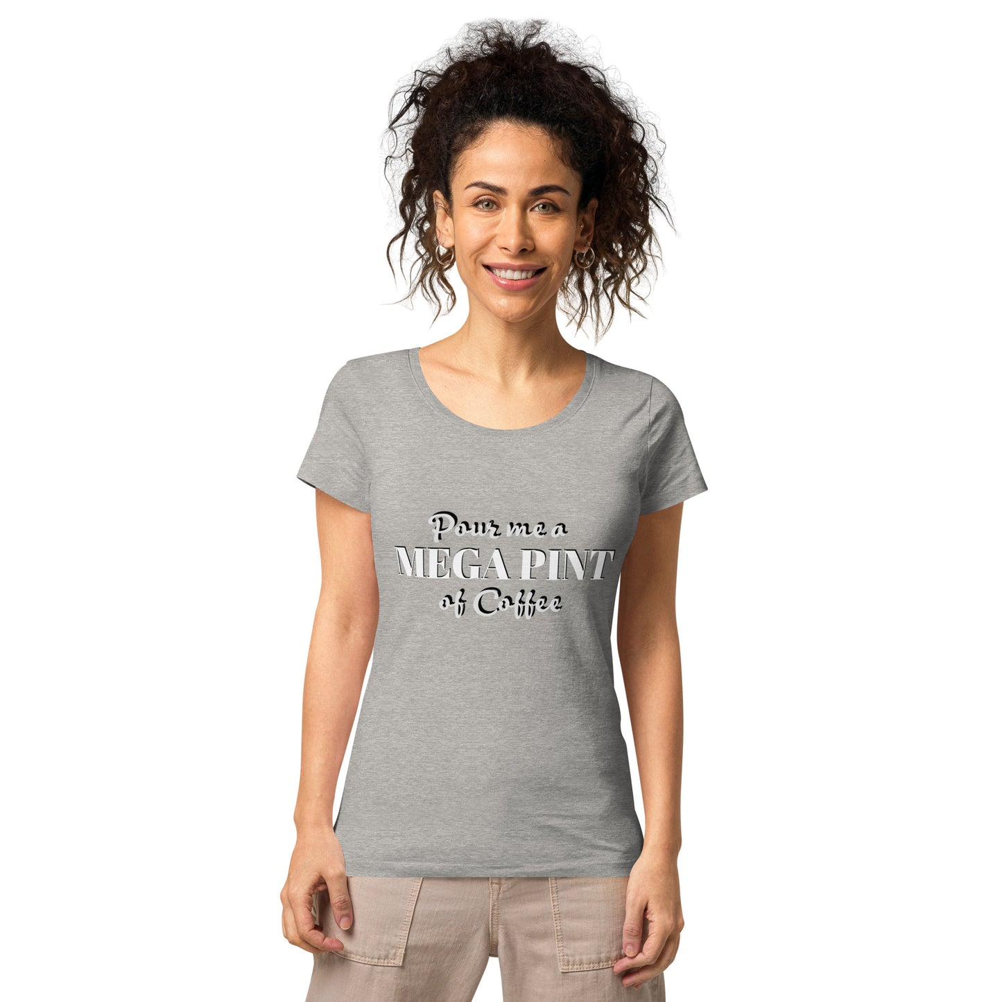 Camiseta básica orgánica de mujer Mega Pint