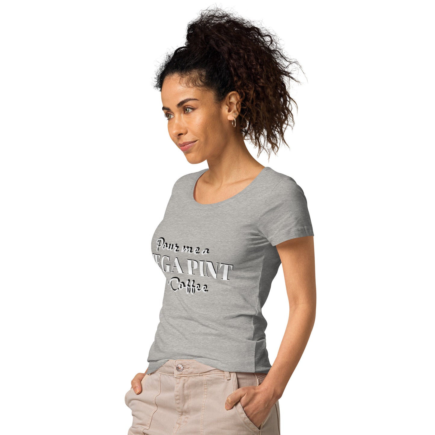 Camiseta básica orgánica de mujer Mega Pint