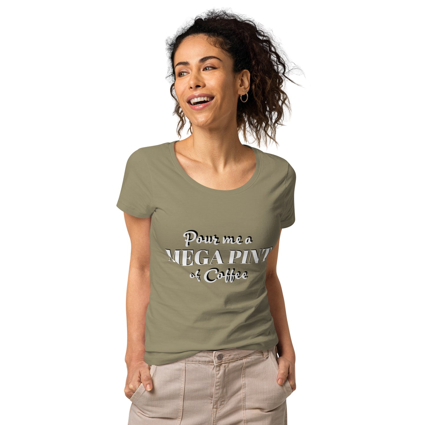 Camiseta básica orgánica de mujer Mega Pint