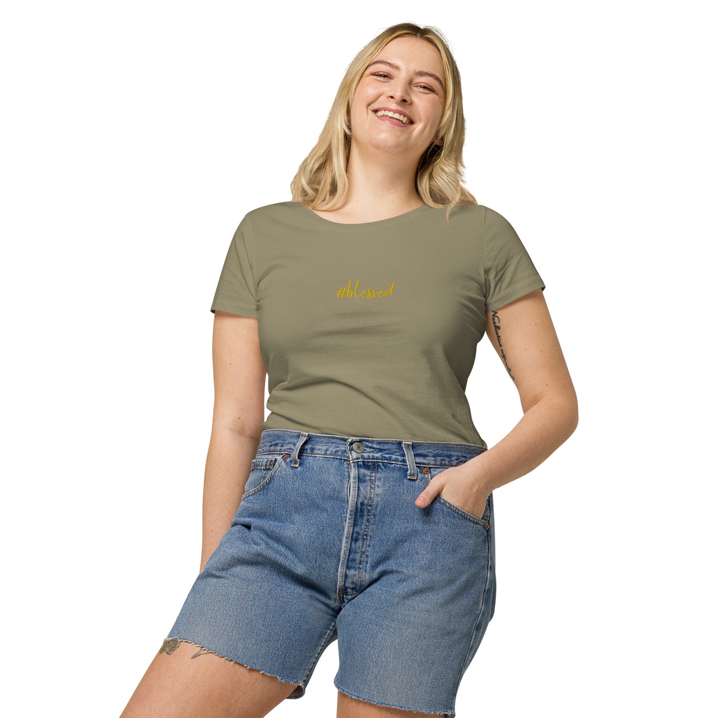 Blessed Women’s basic organic t-shirt