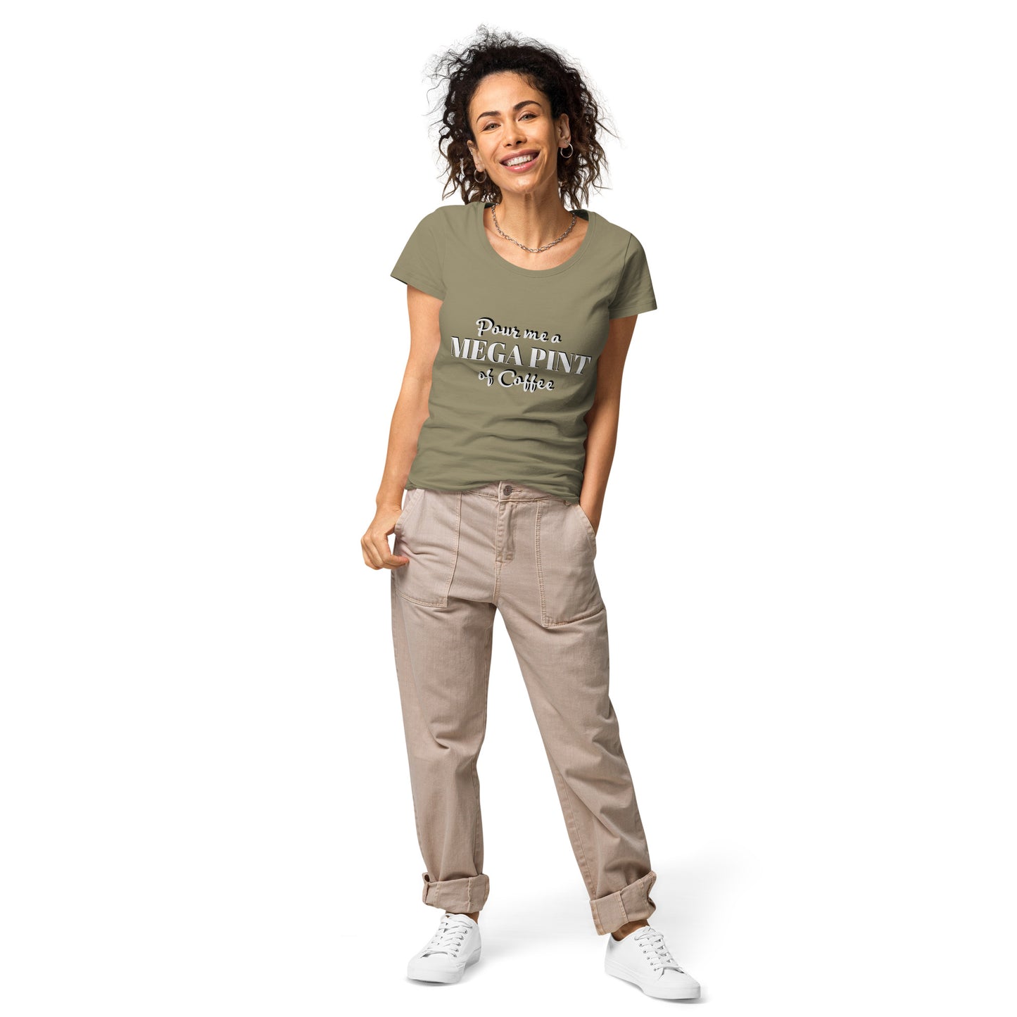 Mega Pint Women’s basic organic t-shirt