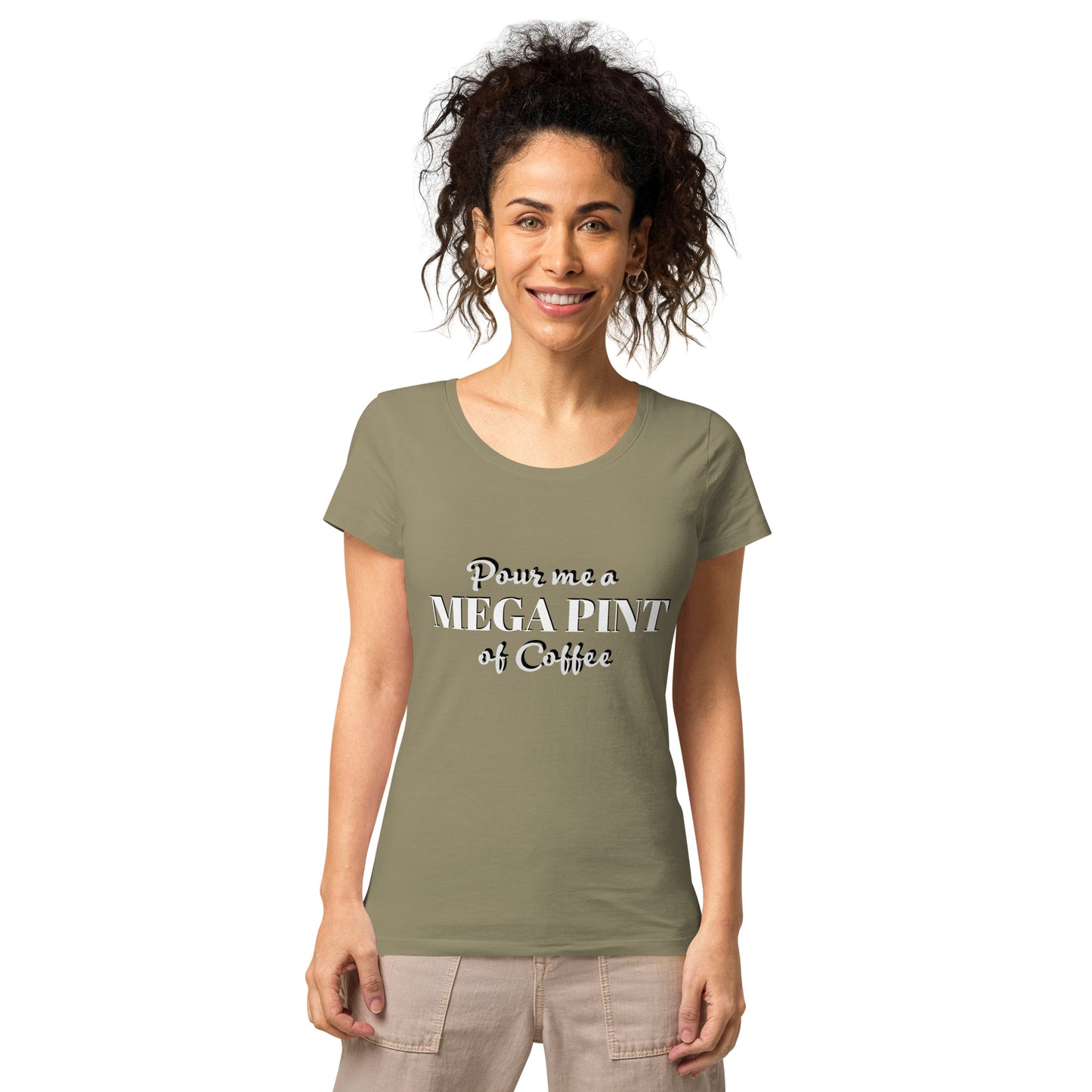 Camiseta básica orgánica de mujer Mega Pint