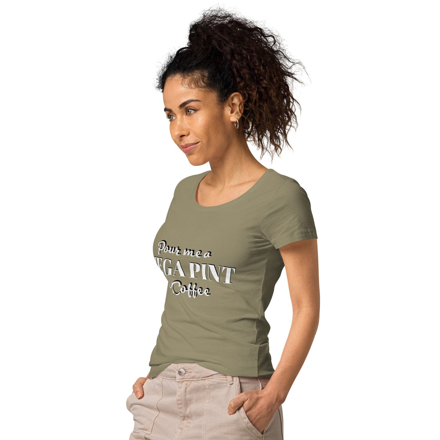 Camiseta básica orgánica de mujer Mega Pint