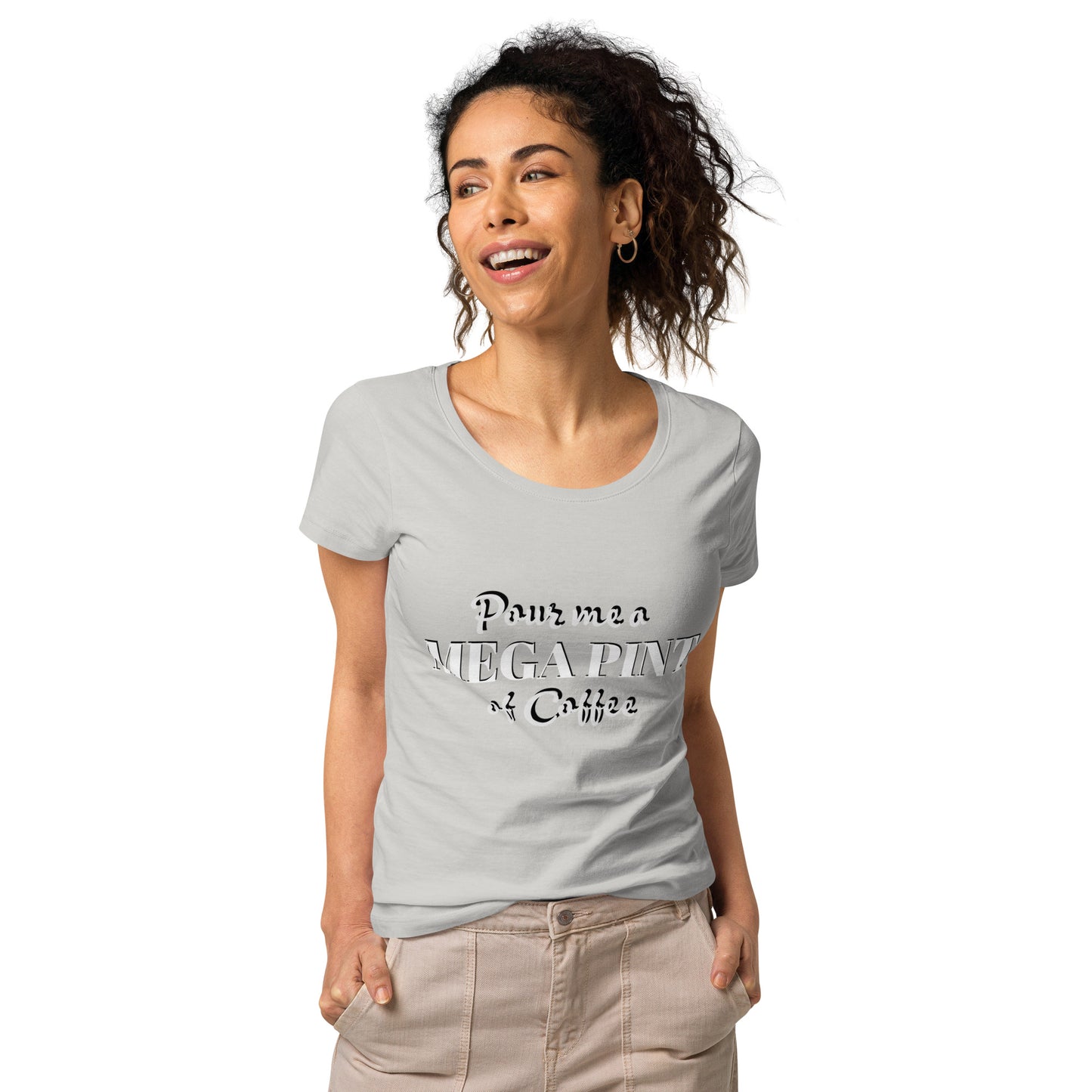 Camiseta básica orgánica de mujer Mega Pint