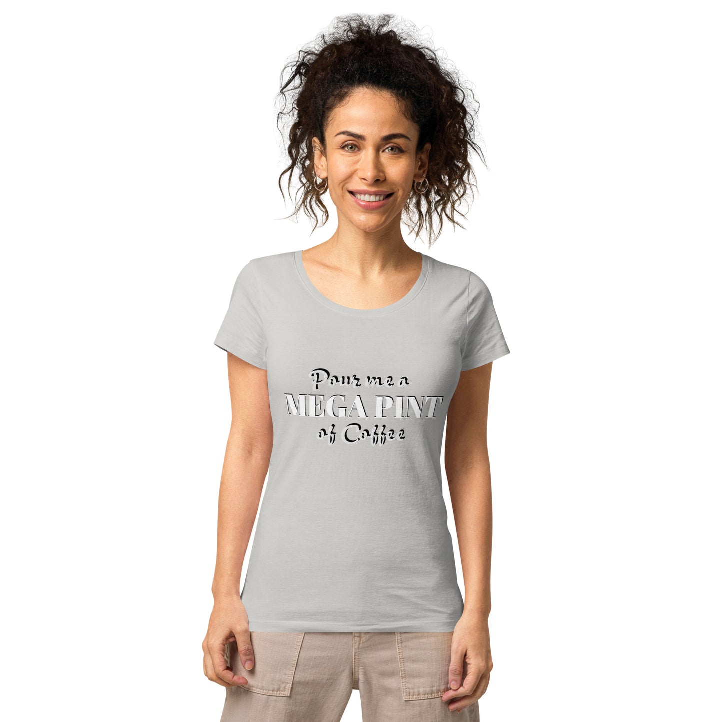 Camiseta básica orgánica de mujer Mega Pint