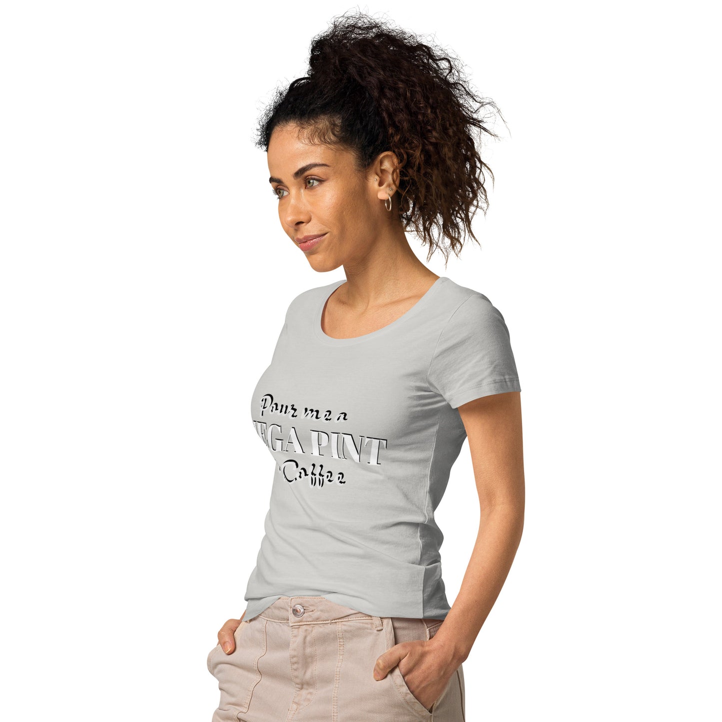 Camiseta básica orgánica de mujer Mega Pint