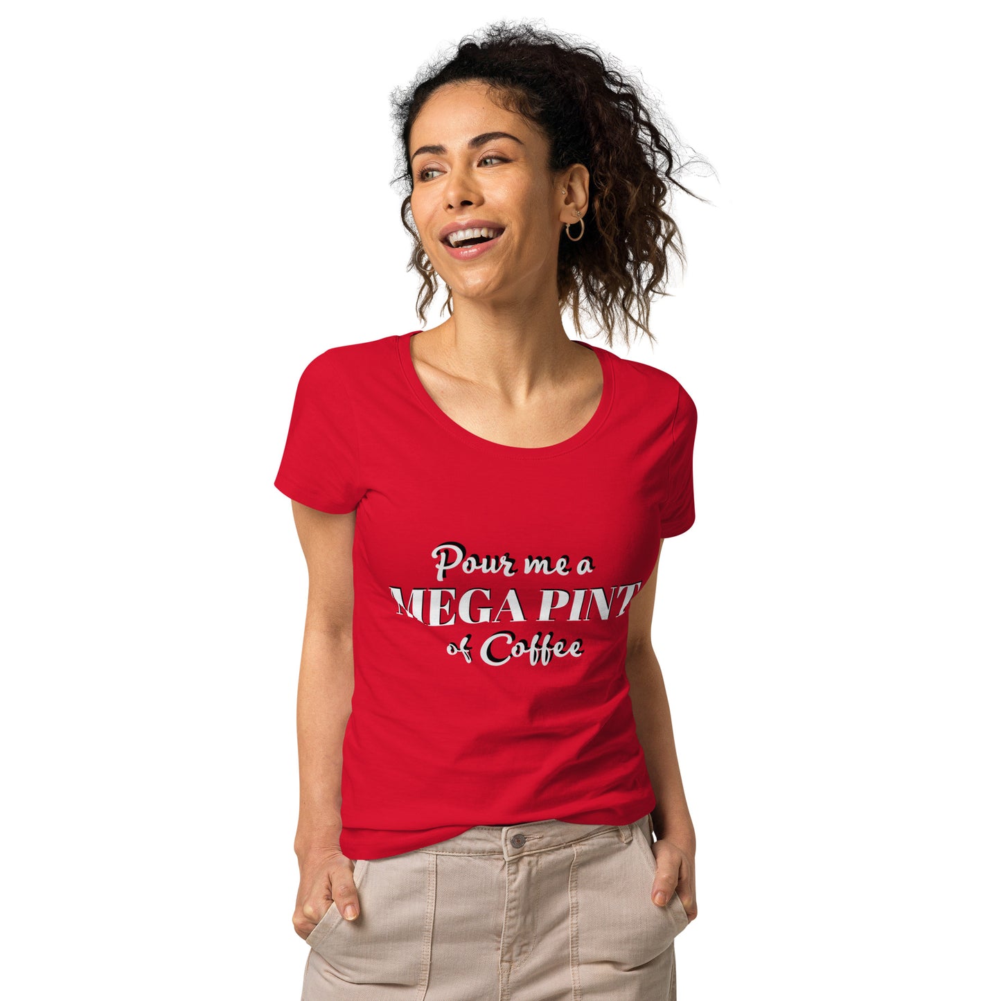 Camiseta básica orgánica de mujer Mega Pint