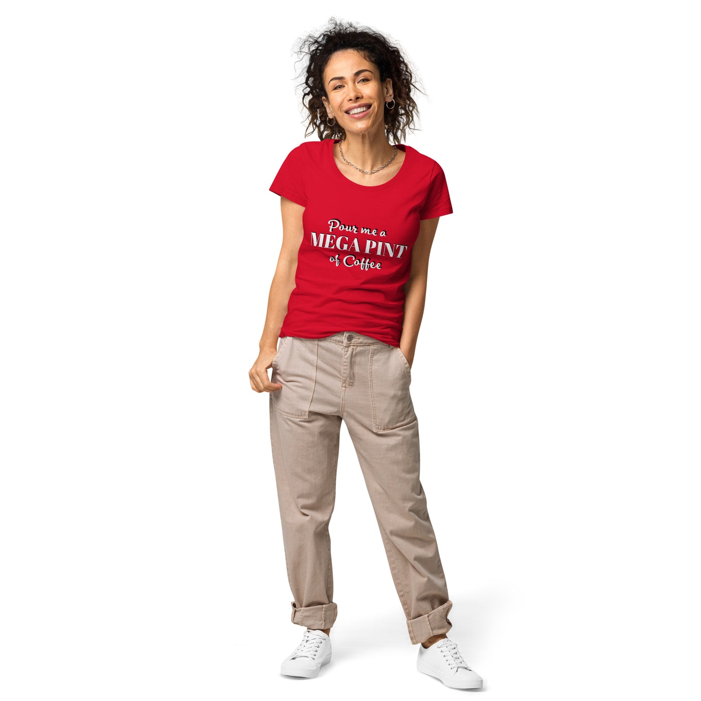 Mega Pint Women’s basic organic t-shirt